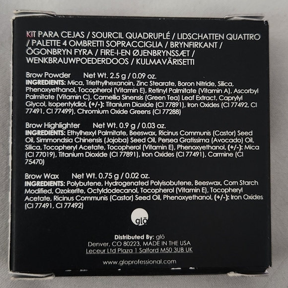 Glo-Minerals Brow Quad – Taupe - Picture 3 of 5